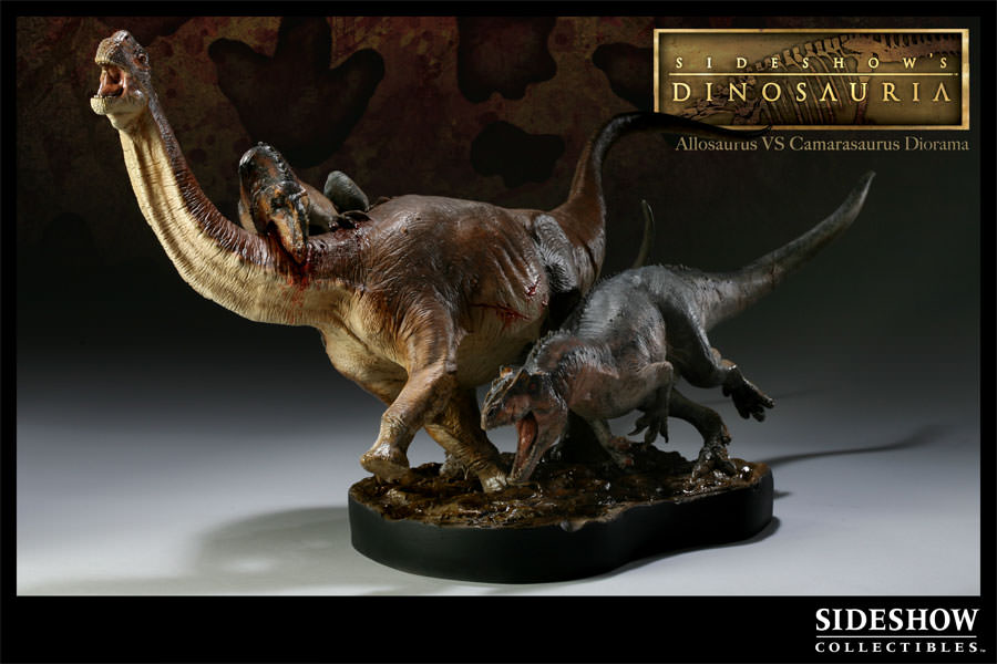Dinosauria Allosaurus VS Camarasaurus Polystone Diorama  Collector Edition  View 5