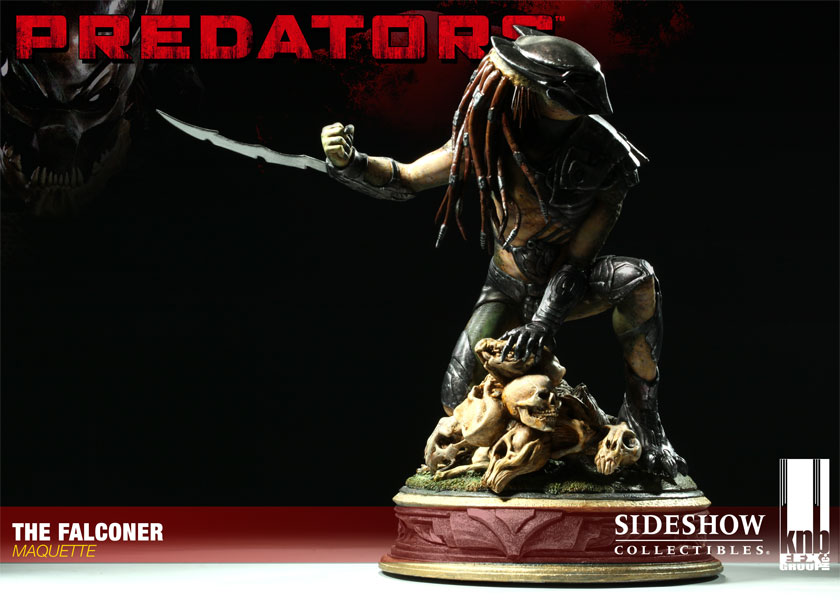 額装済/Ornitoptero/フェルナンド ゾベル/ポスター Predator The Falconer Maquette by Sideshow Collectibles