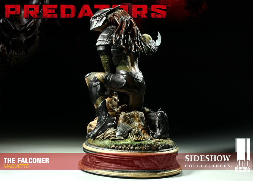 額装済/Ornitoptero/フェルナンド ゾベル/ポスター Predator The Falconer Maquette by Sideshow Collectibles