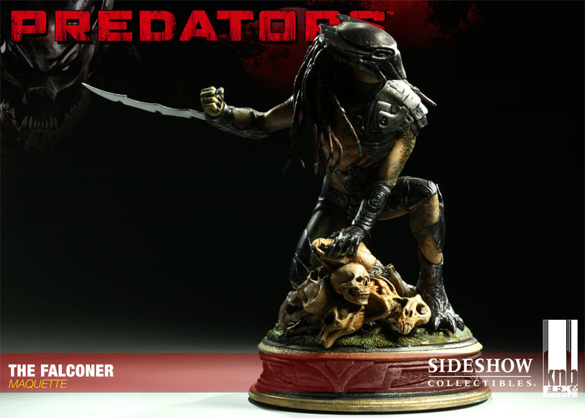 額装済/Ornitoptero/フェルナンド ゾベル/ポスター Predator The Falconer Maquette by Sideshow Collectibles