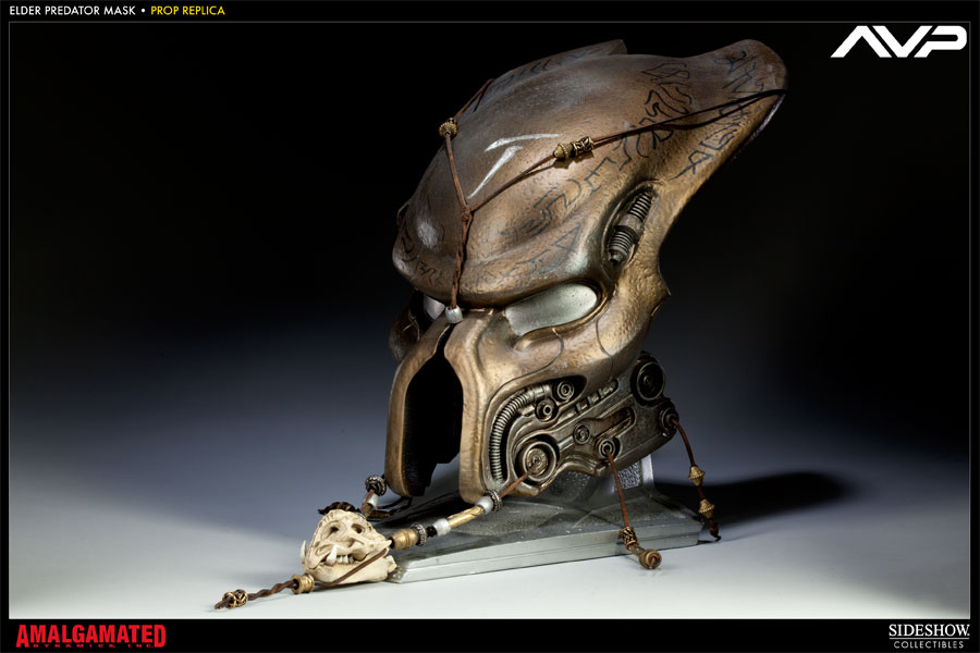 Alien VS Predator Elder Predator Ceremonial Mask Prop Replica  View 4