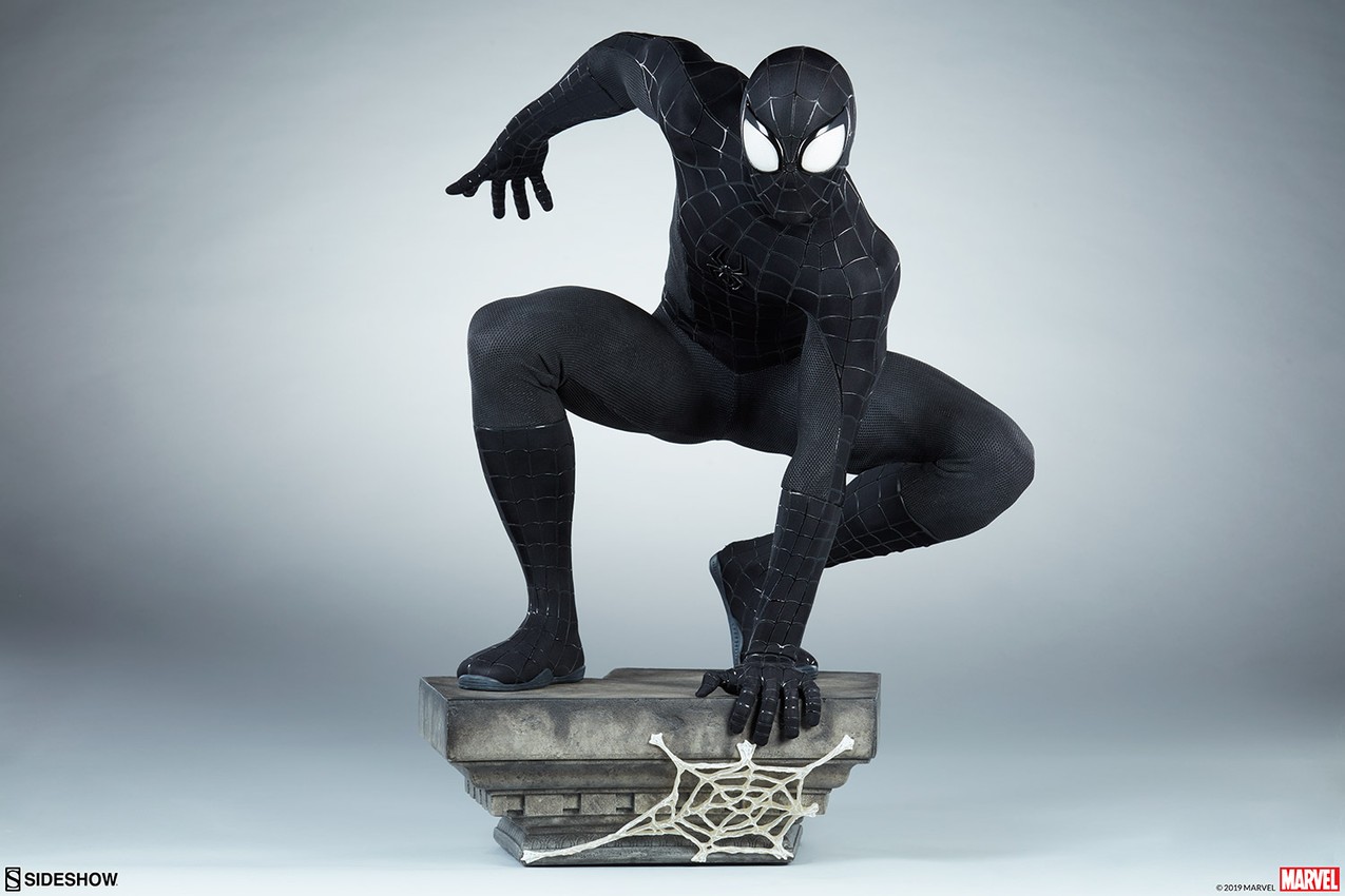 100%正規品 Spider-Man (Black Suit Variant) Legendary Scale™ Figure スパイダーマン