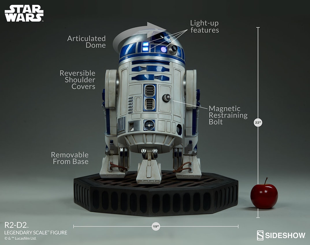 熱い販売 Wars Star R2-D2 Colle Sideshow by Figure Scale(TM) Legendary 洋楽