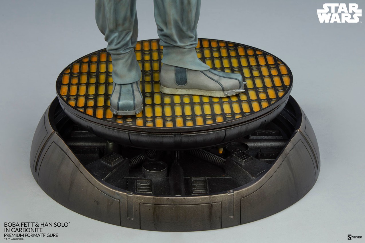 Boba Fett and Han Solo in Carbonite- Prototype Shown View 4