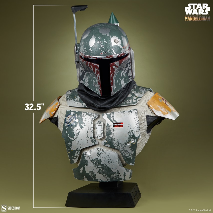 Boba Fett Life-Size Bust by Sideshow Collectibles | Sideshow
