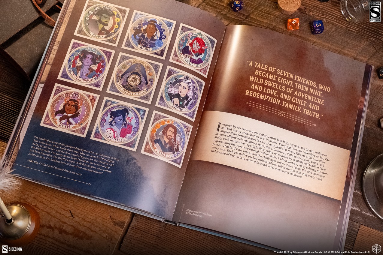 Critical Role A Decade of Destiny: The Critical Role Collection by Sideshow Book  Exclusive Edition - Prototype Shown View 4