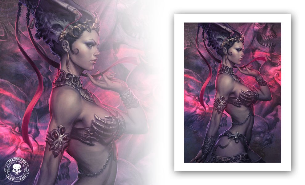 Court of the Dead Gethsemoni, The Queen of the Dead Art Print  Exclusive Edition  View 1