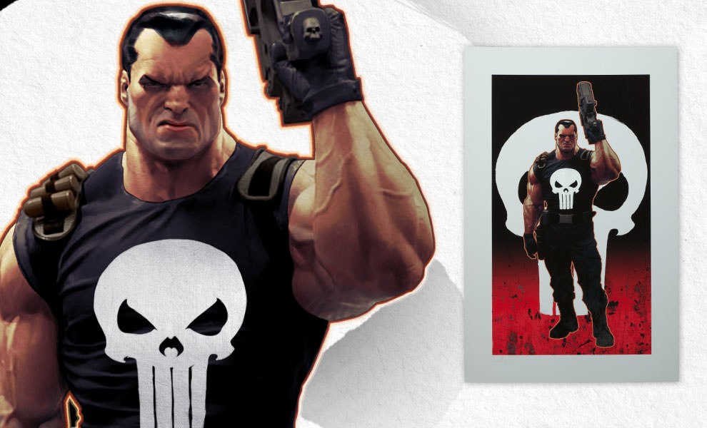 Marvel Punisher Brutal Justice Art Print  Exclusive Edition - Prototype Shown View 1