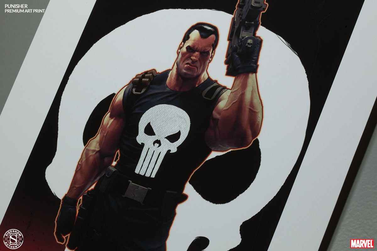 Marvel Punisher Brutal Justice Art Print  Exclusive Edition - Prototype Shown View 4