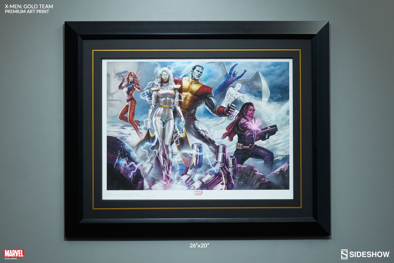Marvel X-Men Gold Team Art Print  Exclusive Edition - Prototype Shown View 4