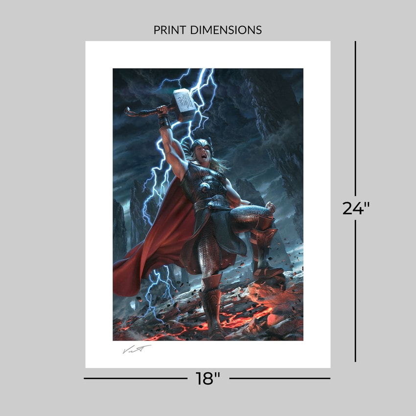 Marvel Thor: Breaker of Brimstone Art Print  View 2