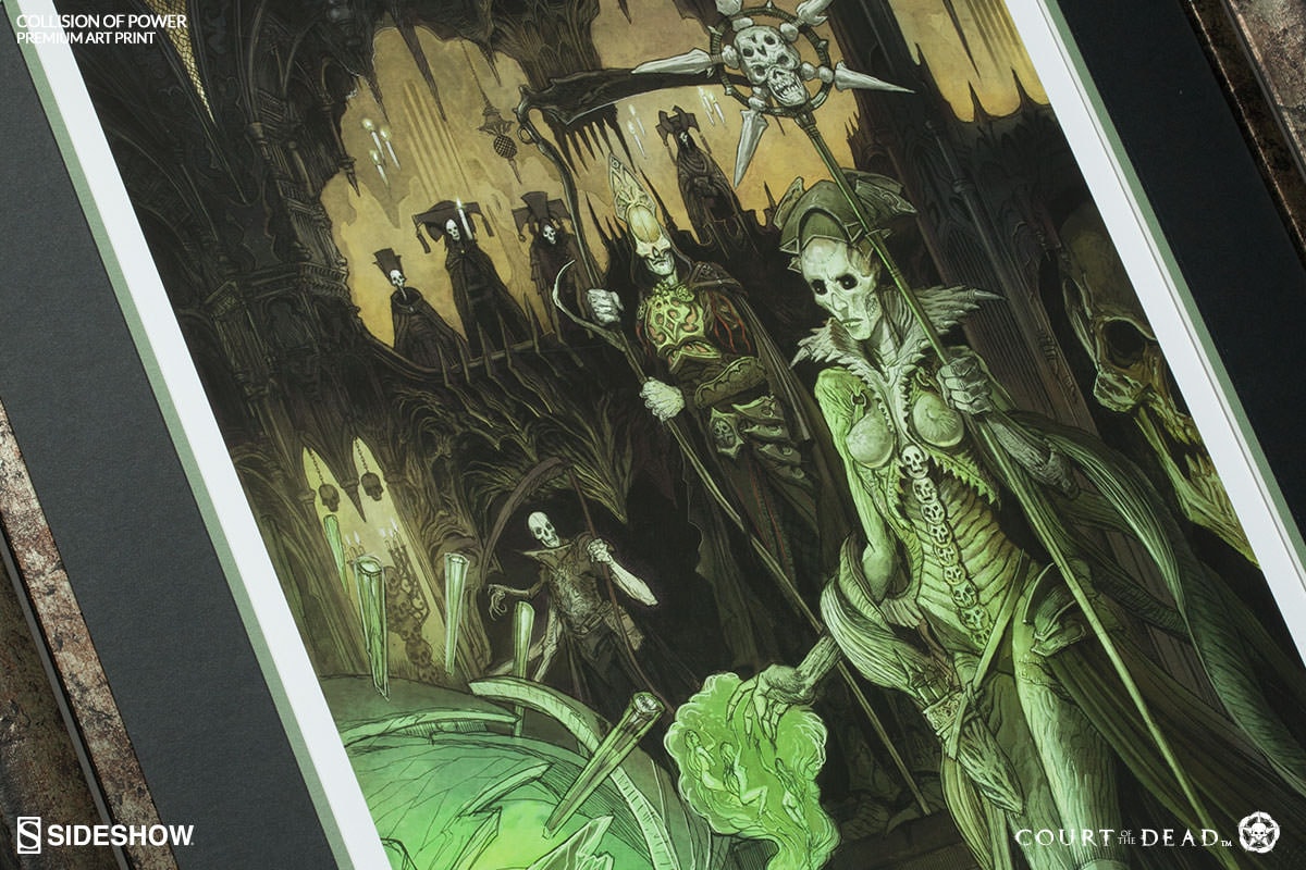 Court of the Dead Collision of Power Art Print  Exclusive Edition - Prototype Shown View 6