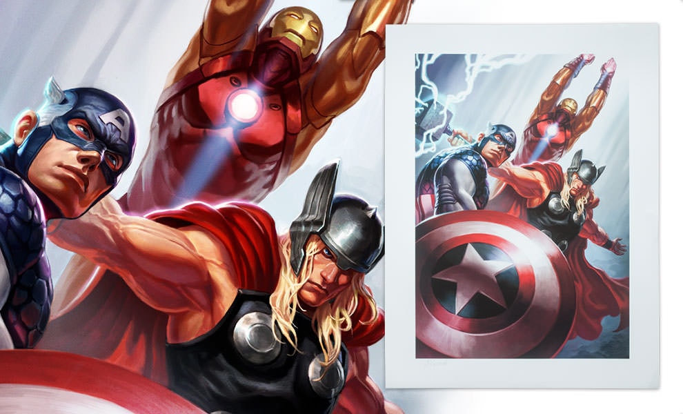 Marvel Avengers Trinity Art Print  Exclusive Edition - Prototype Shown View 1