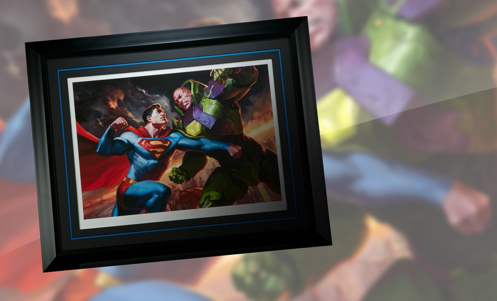 DC Comics Superman vs Lex Luthor Art Print  Exclusive Edition  View 1