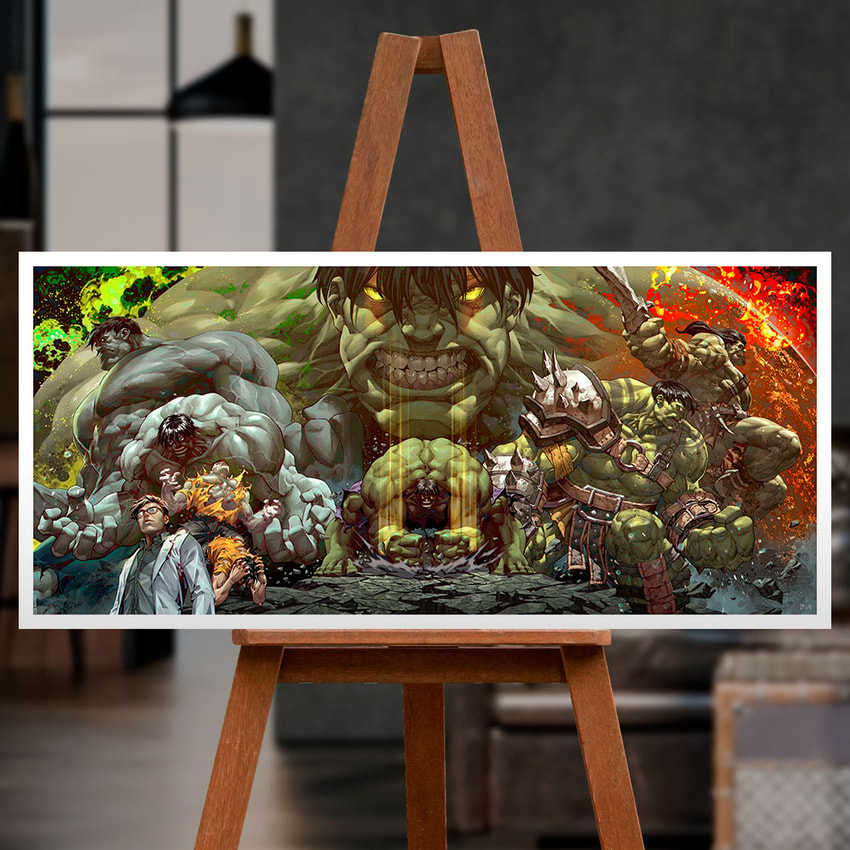 Marvel Hulk Legacy Art Print  Exclusive Edition  View 1