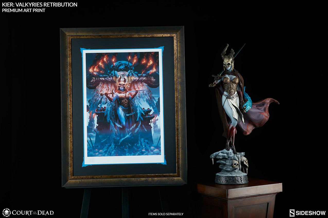 Court of the Dead Kier Valkyries Retribution Art Print  Exclusive Edition  View 3