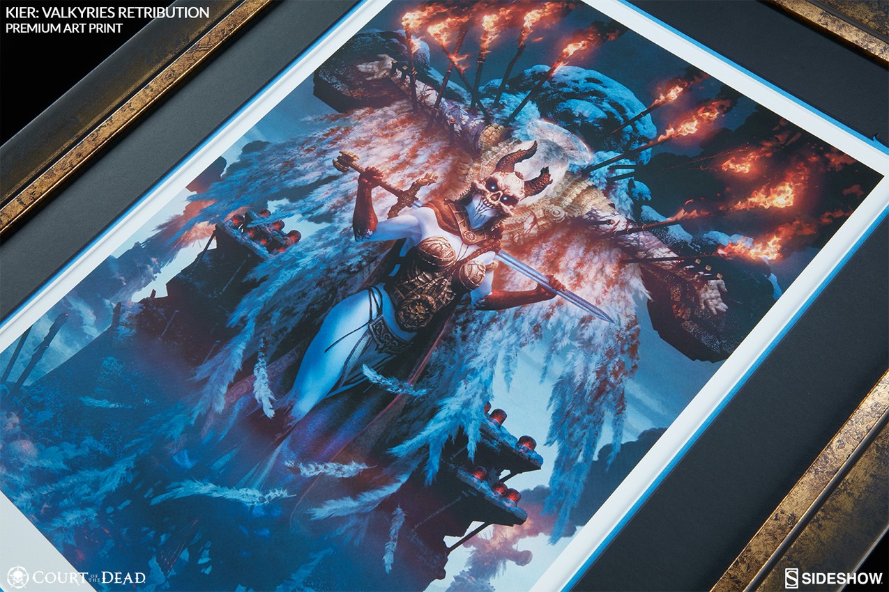 Court of the Dead Kier Valkyries Retribution Art Print  Exclusive Edition  View 5