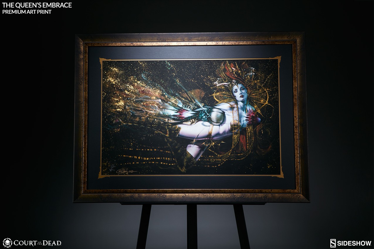 Court of the Dead The Queens Embrace Art Print  Exclusive Edition - Prototype Shown View 4