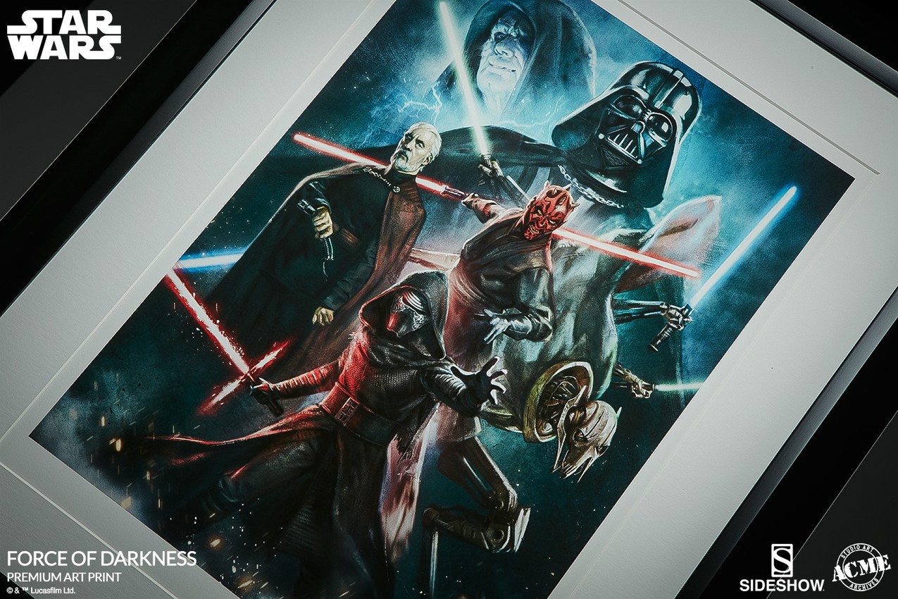 デヴィッド・ニッセンOut of Darkness +プリント,144/300 Star Wars Force of Darkness Art Print by ACME Archives