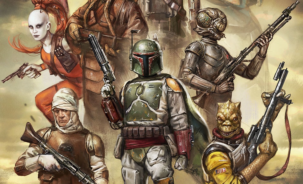Star Wars Scum and Villainy Art Print  Exclusive Edition - Prototype Shown View 1