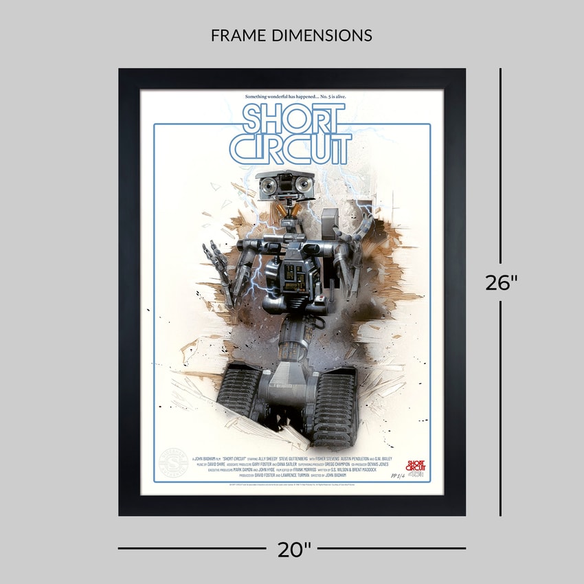 Short Circuit Short Circuit 40th Anniversary Poster & Mini Print Set Movie Poster  Exclusive Edition  View 2