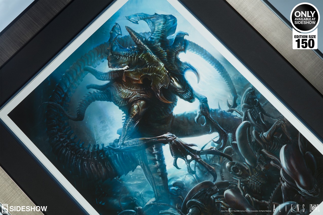 Alien Alien King Art Print by Sideshow Collectibles