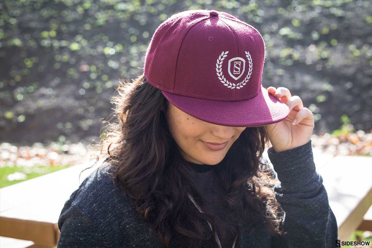 Sideshow Collectibles Sideshow Burgundy Snapback Cap Apparel  View 5