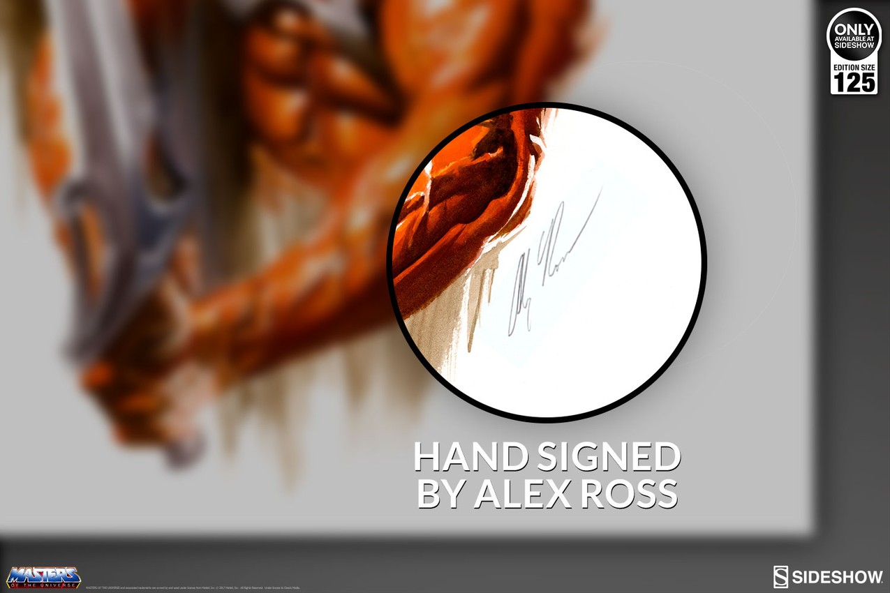 Masters of the Universe He-Man and Skeletor Art Print  Exclusive Edition  View 5