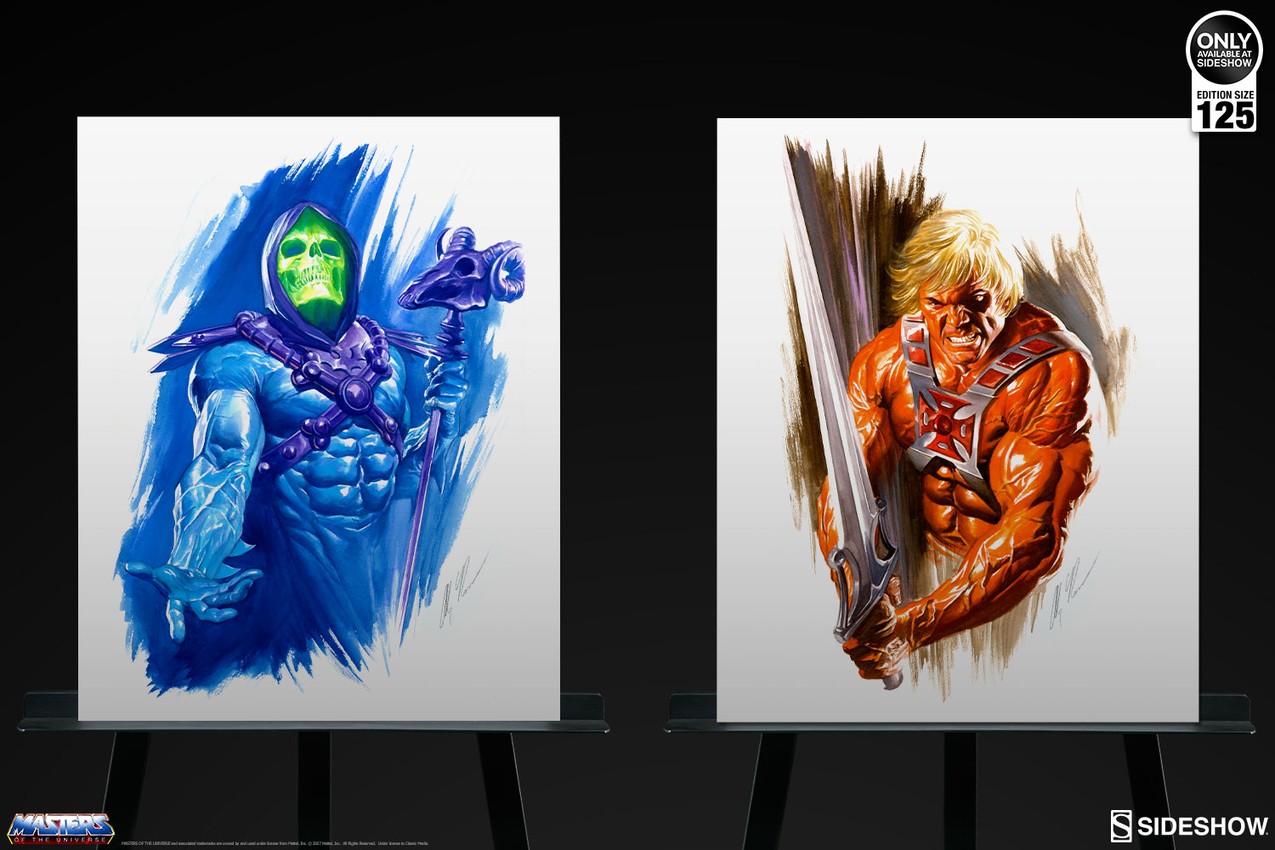 Masters of the Universe He-Man and Skeletor Art Print  Exclusive Edition  View 6