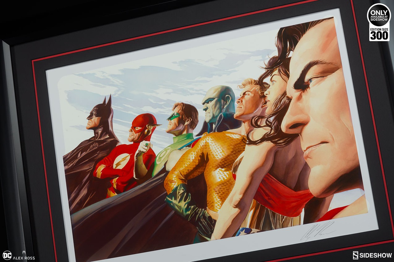 DC Comics Liberty and Justice JLA Art Print  Exclusive Edition  View 4