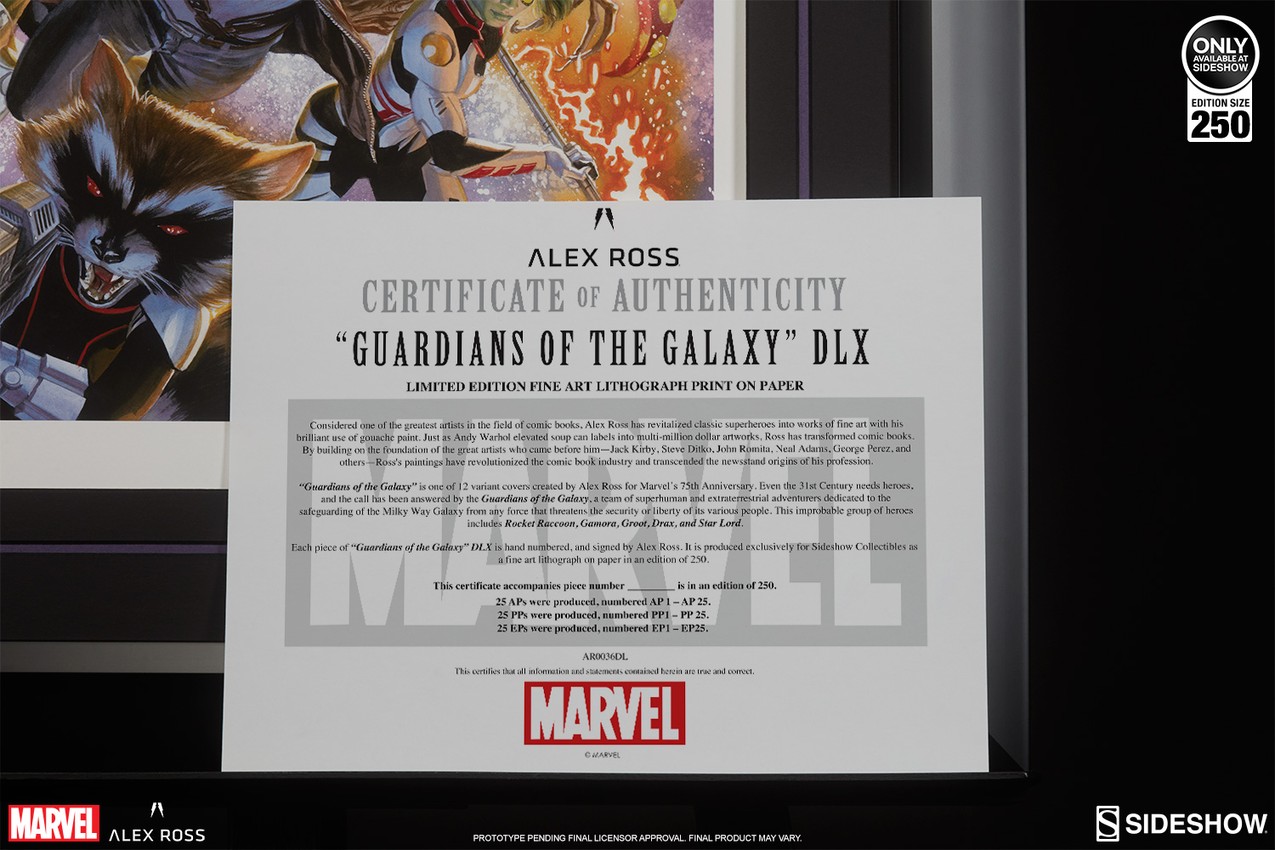 Guardians of the Galaxy Exclusive Edition - Prototype Shown