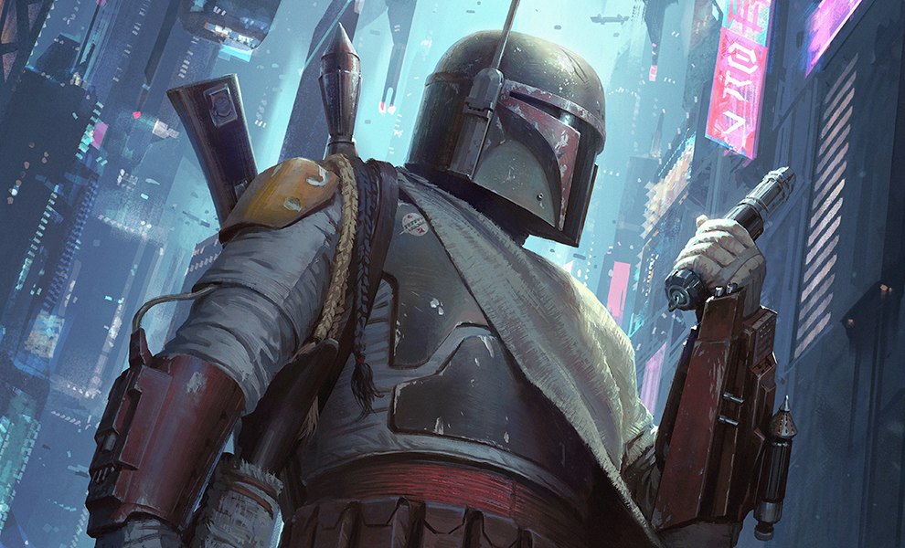Star Wars Boba Fett Force to Be Reckoned With Art Print  Exclusive Edition  View 1