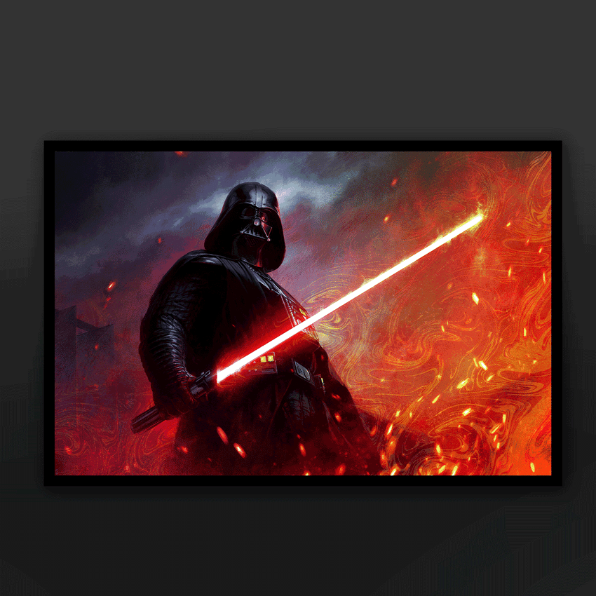Star Wars Darth Vader™: Dark Lord of the Sith™ (Rainbow Lava Holofoil Variant) Art Print  View 1
