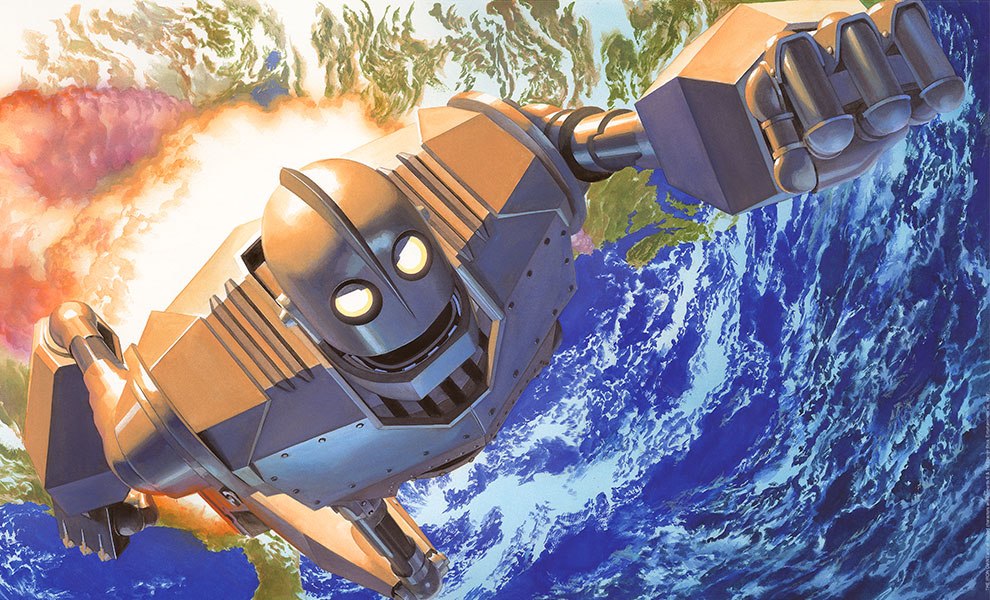 The Iron Giant Iron Giant No Atomo I Superman Art Print  Exclusive Edition  View 1