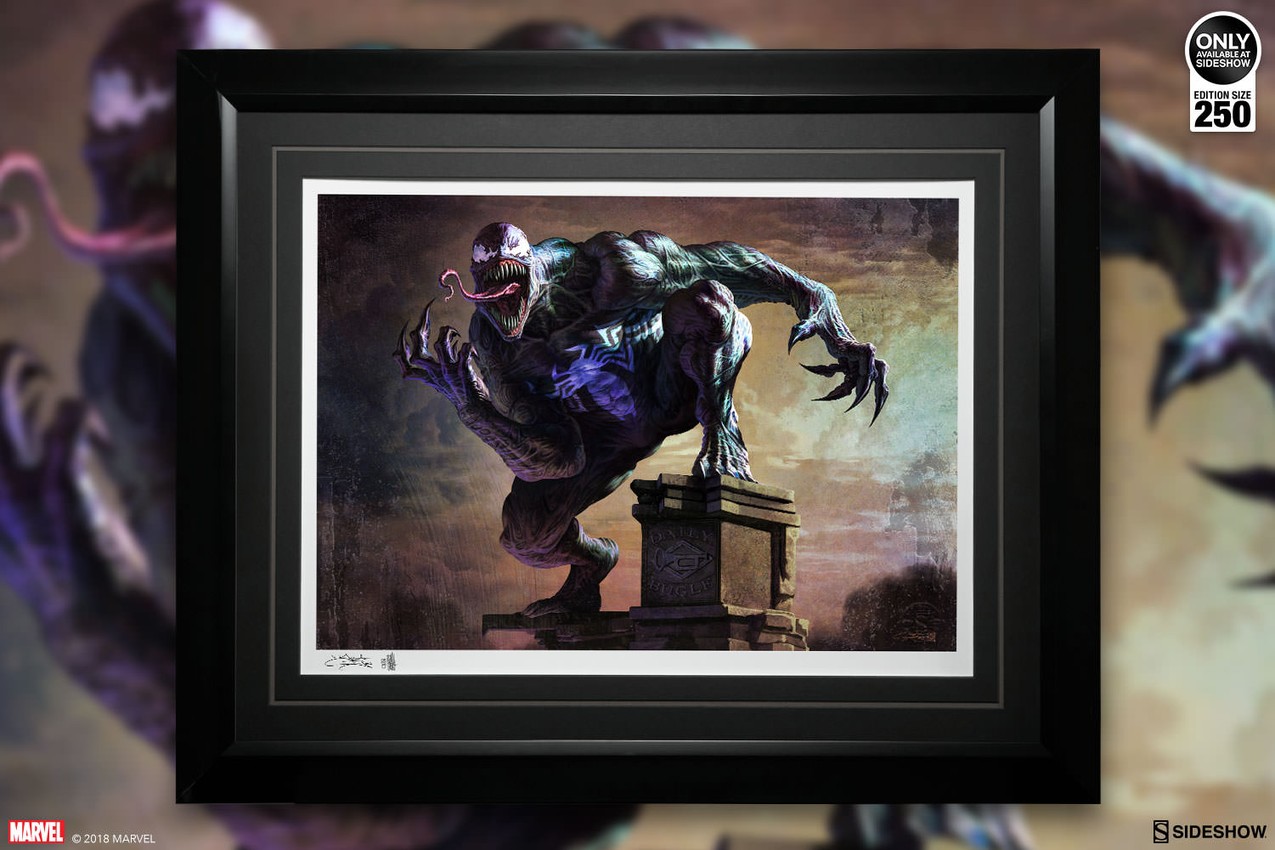 MARVEL Venom アート Spiderman 2099, Captain America, Venom and Black panther full