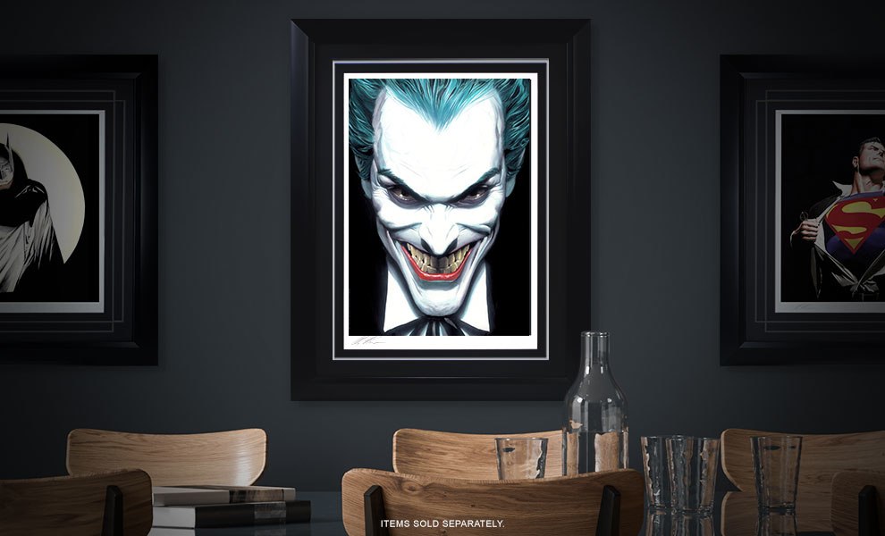 DC Comics The Joker Portraits of Villainy Art Print  Exclusive Edition  View 1