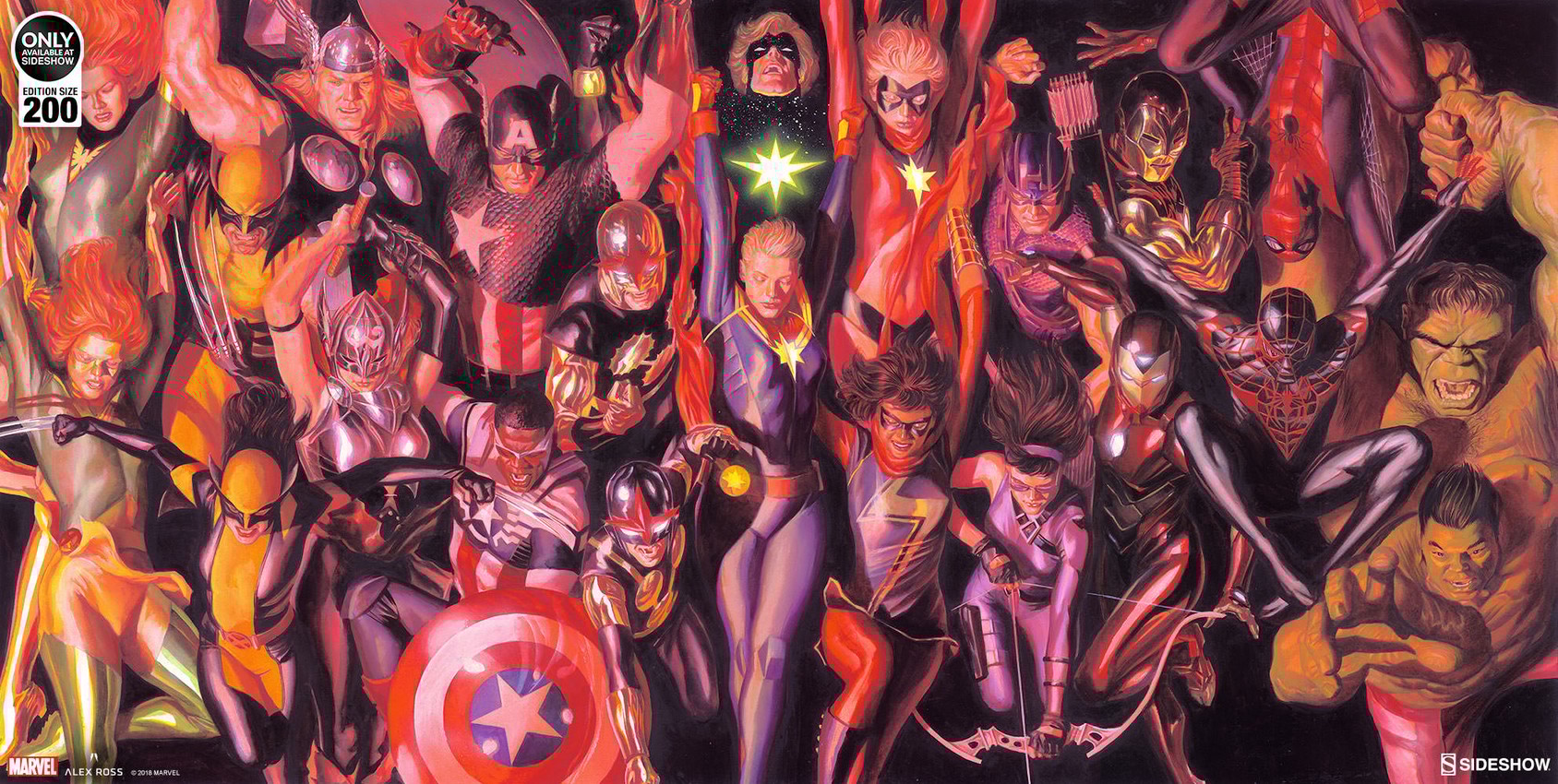Marvel Marvel Generations Art Print by Alex Ross Art | Sideshow