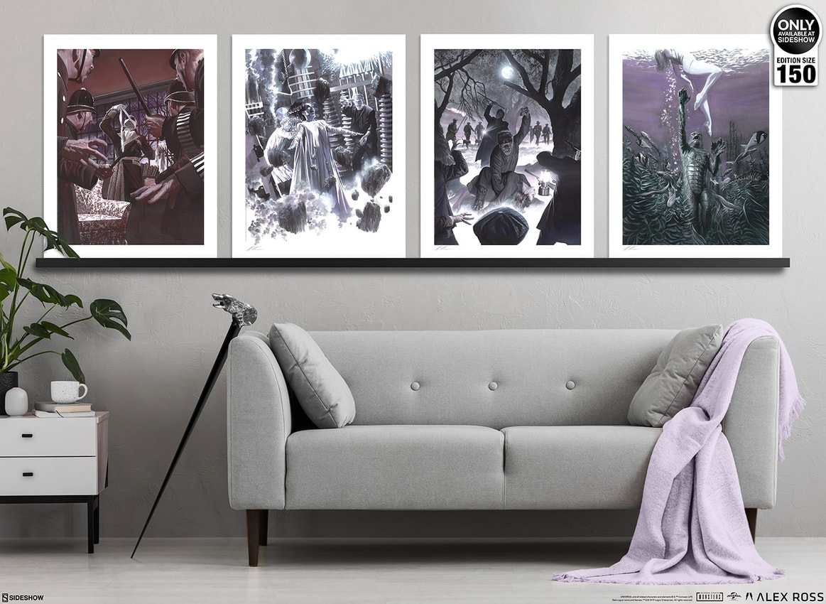 Universal Monsters Universal Monsters Variant Set Art Print  View 4