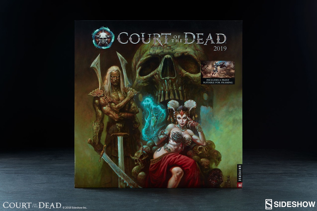 Court of the Dead Court of the Dead 2019 Deluxe Wall Calendar Miscellaneous Collectibles - Prototype Shown View 1