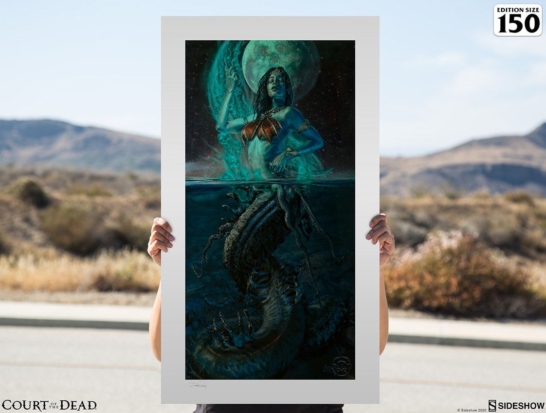 Court of the Dead Gallevarbe: Beyond the Veils Art Print  Exclusive Edition  View 6