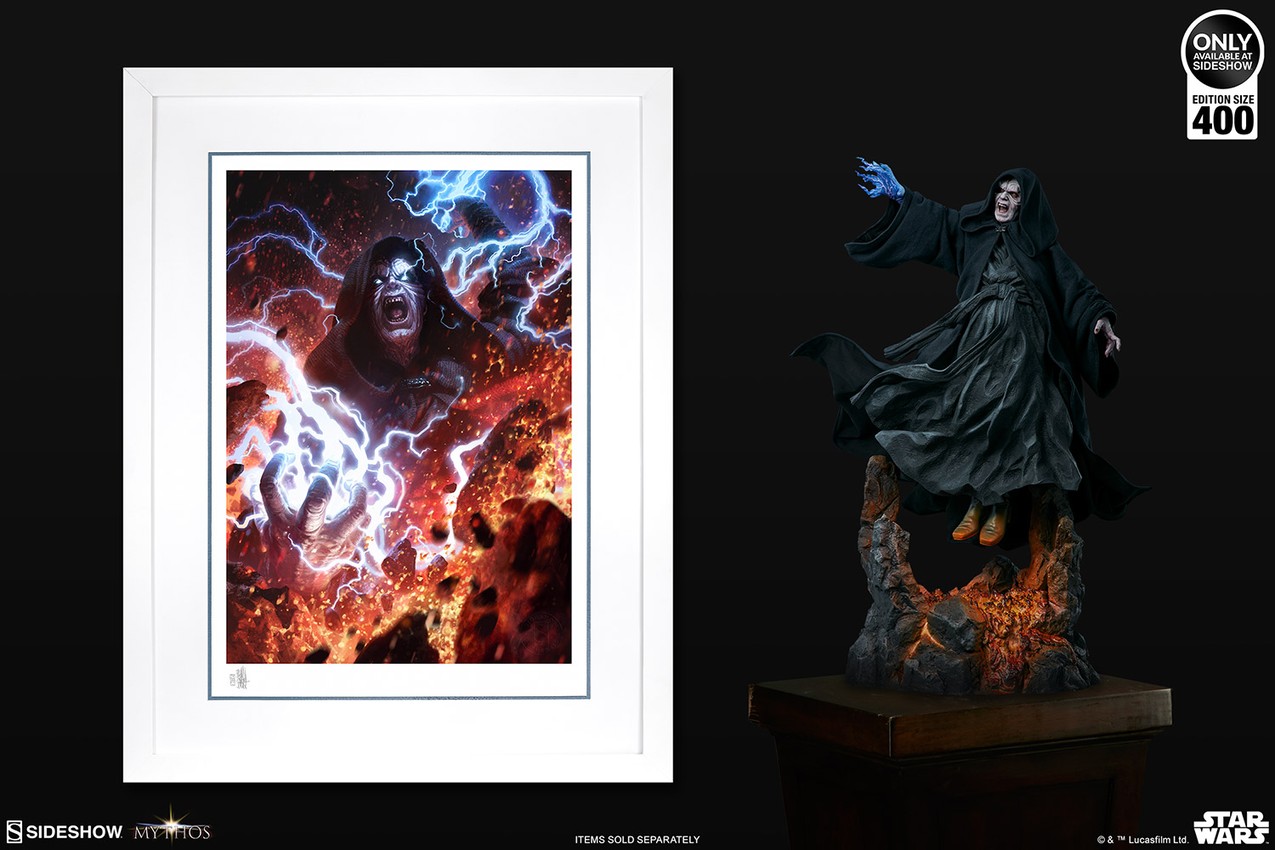 Star Wars Darth Sidious: Unlimited Power Art Print  Exclusive Edition  View 3