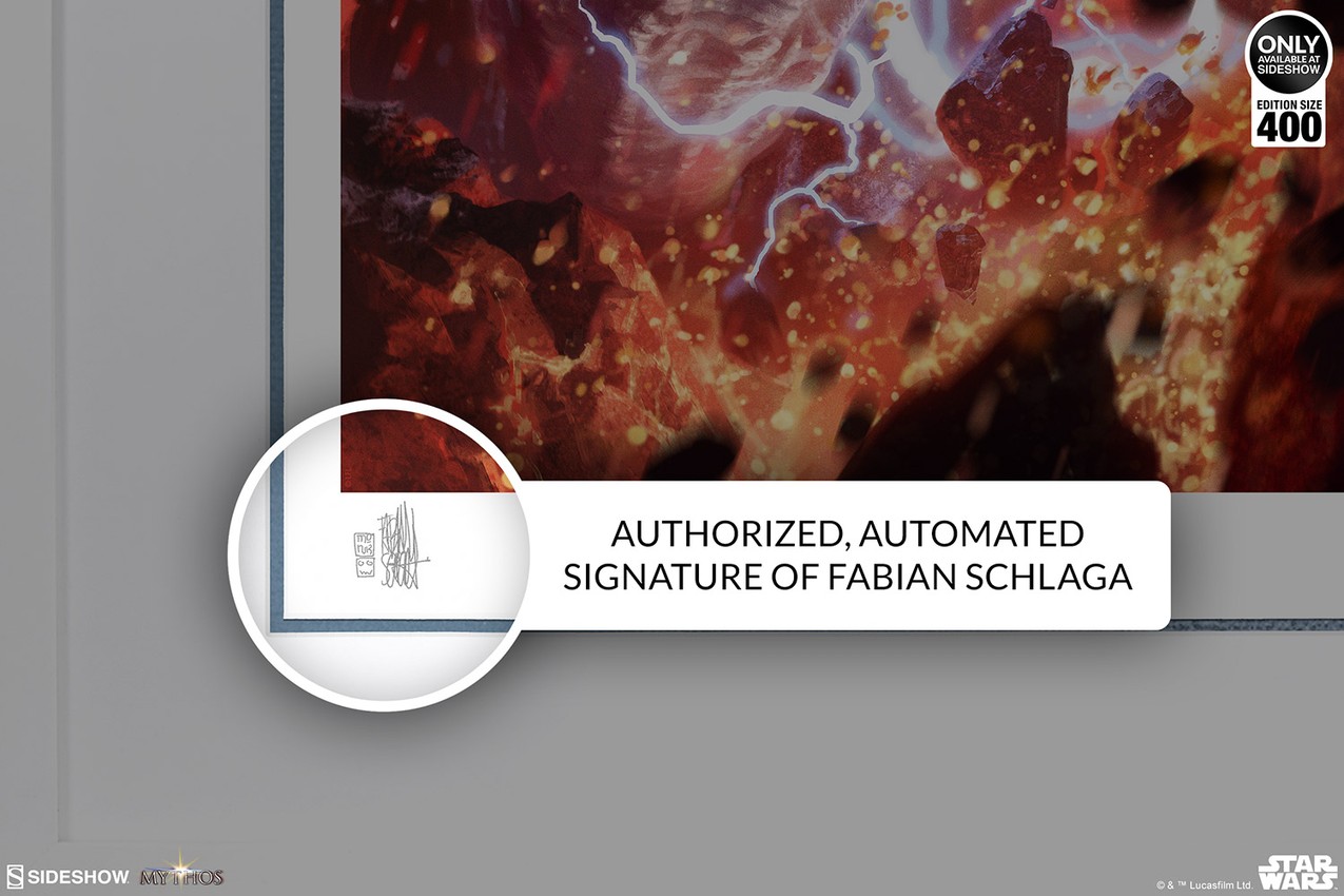 Star Wars Darth Sidious: Unlimited Power Art Print  Exclusive Edition  View 6