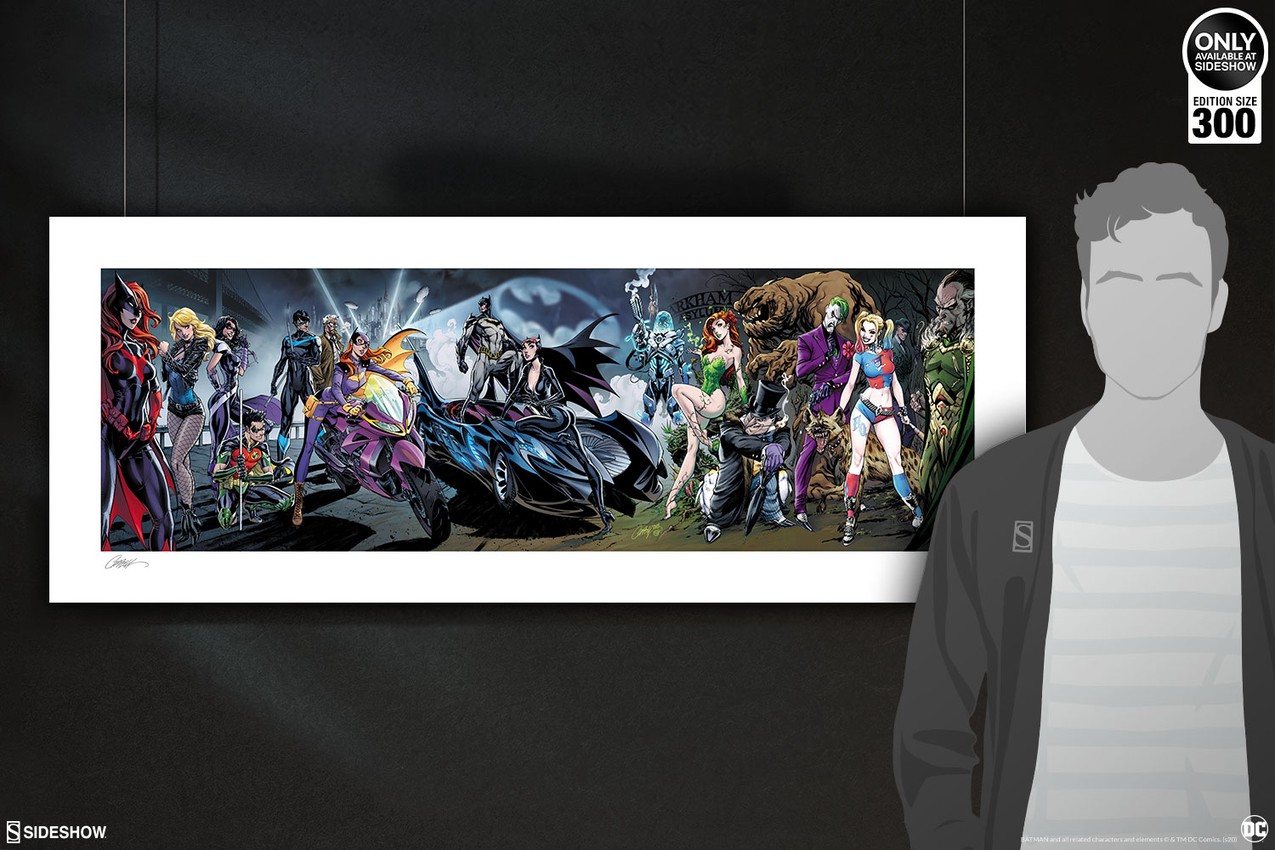 Batman 50 Deluxe Print by J. Scott Campbell | Sideshow Collectibles