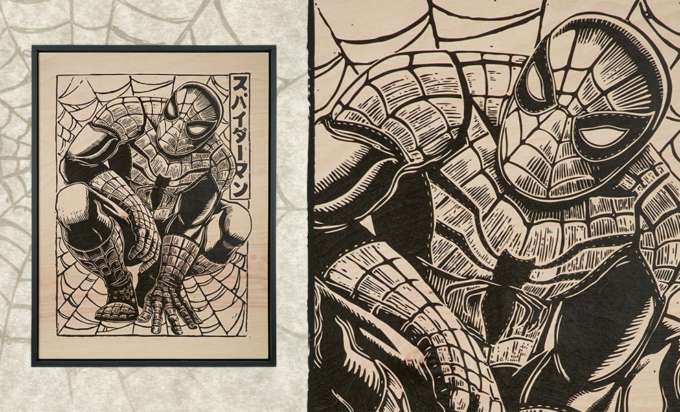Spider-Man Print on Wood Variant