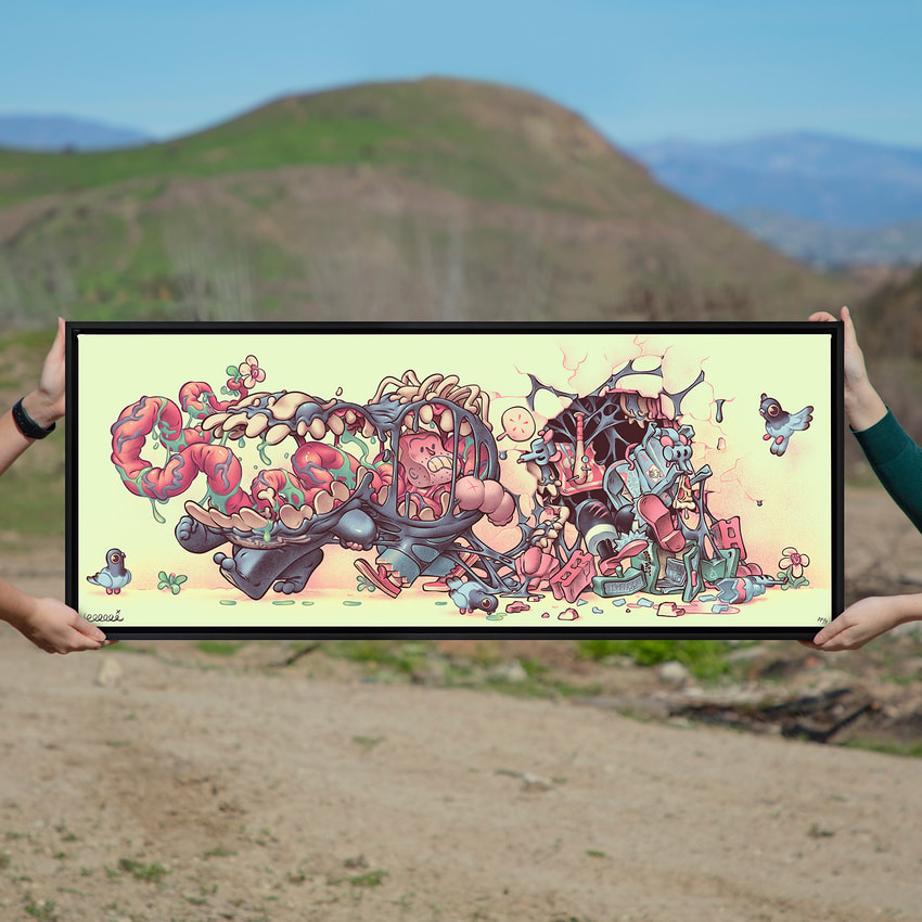Marvel Venom: The Symbiote Stroll Art Print  Exclusive Edition  View 2