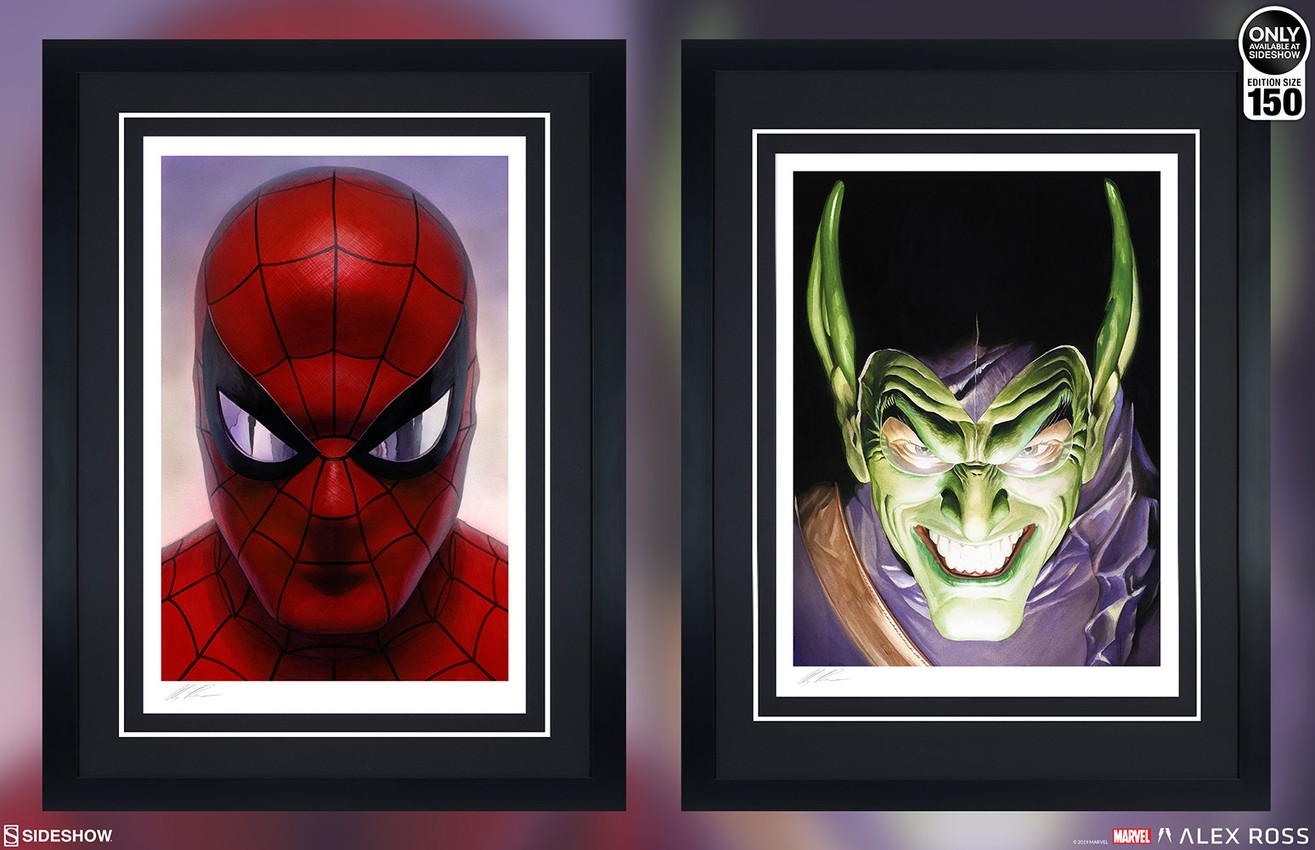 Spider-Man: Portraits of Heroism & Green Goblin: Portraits of Villainy Set Exclusive Edition 