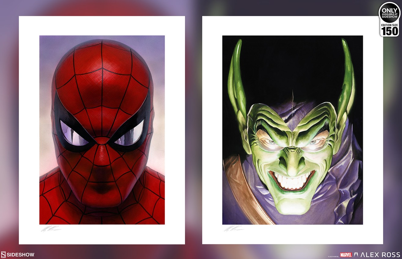 Spider-Man: Portraits of Heroism & Green Goblin: Portraits of Villainy Set Exclusive Edition 