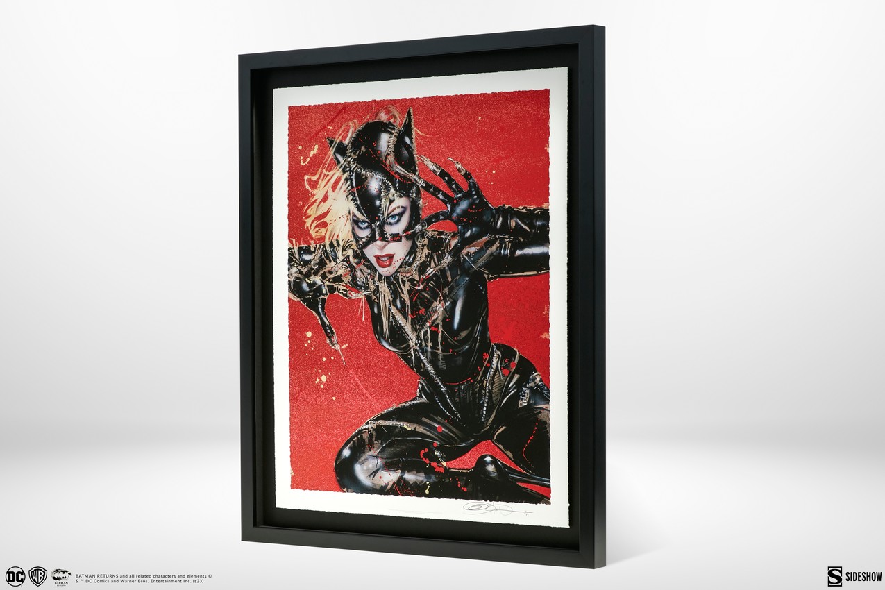 Wildcat XL Deluxe Diamond Dust Fine Art Print by Olivia De