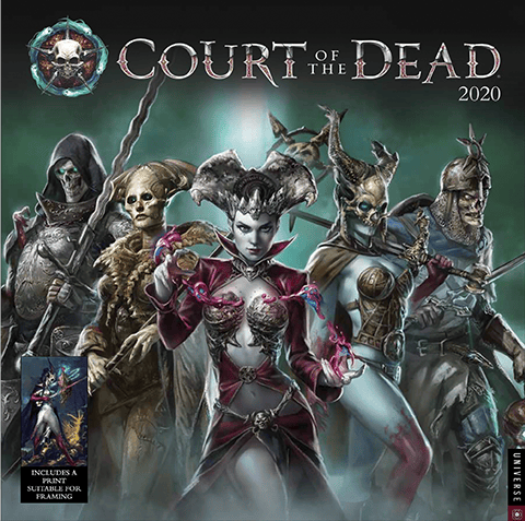 Court of the Dead Court of the Dead 2020 Deluxe Wall Calendar Office Supplies - Prototype Shown View 6