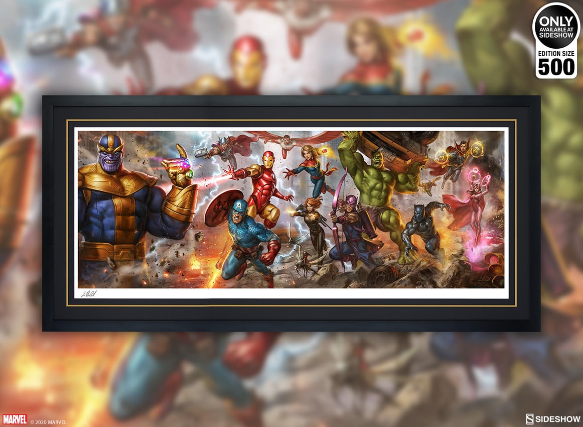 Marvel The Avengers: Earth's Mightiest Heroes Art Print  Exclusive Edition  View 2